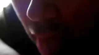 محلية الصنع بوف closeup كس لعق