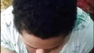 الهواة الأبنوس BBW صديقة اللسان و الوجه