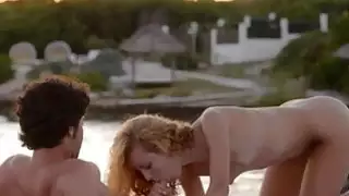 كس لعق و havingsex بواسطة البحر