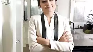 وكيل العقارات سلاطي أديره راي ينتشر الساقين ل ديك كبيرة