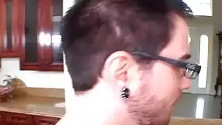 اشلي اوريون BJ مزدوجة مع صديق أسود