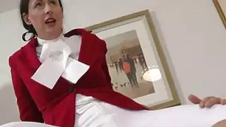 ركوب الخيل الفروسية أنيق وتمتص الديك