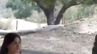 الغنيمة الساخنة لاتينا اعتقل ومارس الجنس لعبور الحدود