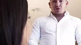 مارس الجنس صغيرتي لاتينا كس صعب على وظيفة مقابلة