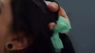BDSM المتشددين العمل مع الحبال والجنس الساحرة