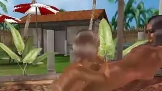 اللسان في الهواء الطلق بالمجمع