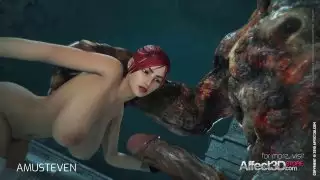 الرسوم المتحركة 3D معظم الجنس مع أحمر الشعر كبير الثدي با