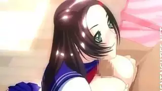 حار هنتاي الكلبة يعطي اللسان و titjob