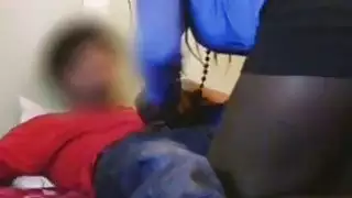 هواة عاهرة الأفريقية تتمتع الديك الأبيض في بوسها