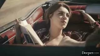 سيث غابي يمارس الجنس على غطاء السيارة بينما ينام فرنك بلجيكي
