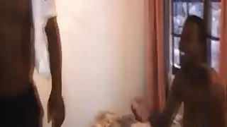 الرقيق الافريقي الرقيق خبطت من قبل الماجستير في غرفة النوم
