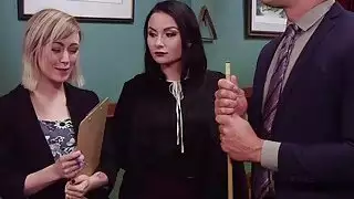 سكرتيرة الشرج ضئيلة المدربين من قبل زوجة الماجستير