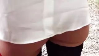 يحصل الساخن ومثير الطبيب في الهواء الطلق