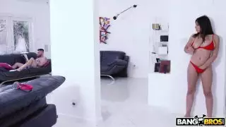 باستخدام بلدي كبير الثدي للحصول على نظيره الاميركي ديك