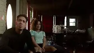 ماريز مثير البنوك محبة jizz لزجة حصلت على وجهها