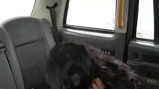 مفلس خشب الأبنوس حبيبتي تمتص ويحصل على ثمل من قبل السائق