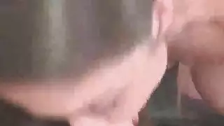 مفلس وقحة يحب بلدي كبير كوك إلى الفم