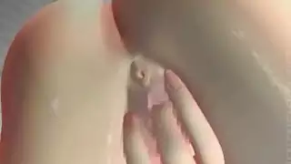 كتي 3D هنتاي المهوس فتاة يعطي اللسان