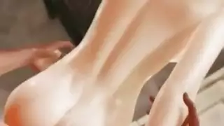 3D مفلس في سن المراهقة الطالبة أو مختلط facialized!