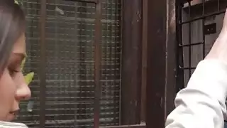 دفع Eurobabe مع كبير الثدي سخيف مع غريب