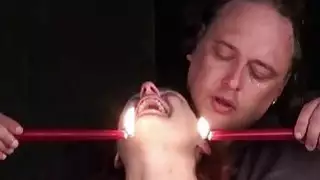 عقوبة الشمع الساخن و bdsm الهواة من البكاء Isab