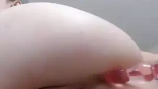 الحمار الأبيض الكبير اللعب الشرج مع النظارات لعبة في المنزل