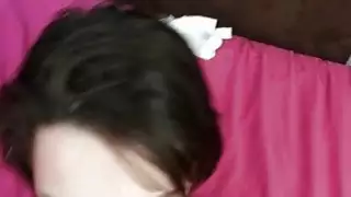 فاتنة وشم يحصل على ديك ضخمة حتى الحمار