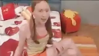 حلوة في سن المراهقة عميق Throats ل كبير كوك