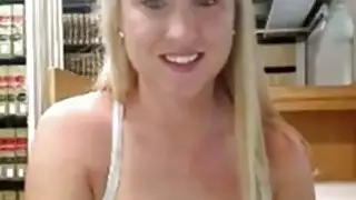 مكتبة العامة Deep Toying كس على كاميرا ويب