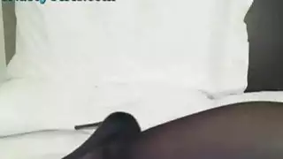 Hot كاميرا ويب فتاة في الملابس الداخلية Rubs كس