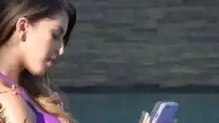 ضبط جمال بيكيني ومارس الجنس في الهواء الطلق