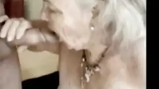 OmaGeiL محلية الصنع قرنية الهواة الجدة اللسان
