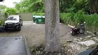 الجبهة الساخنة يحصل كس خبطت في المقعد الخلفي للشاحنة السحب