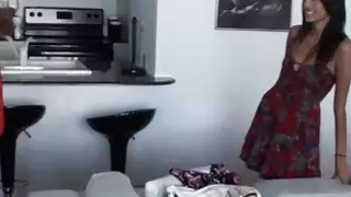 ثلاثة فاتنة الساخنة تقاسم ديكس في الحزب