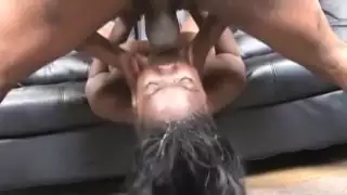وجه خشن جدا فوكين و Slappin الأسود هو على الأريكة دا