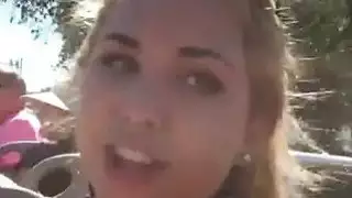 جميلة جدا كلية صديقته السابقة مص ديك في الحافلة
