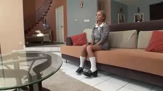تلميذة جيدة يحصل على hardcored
